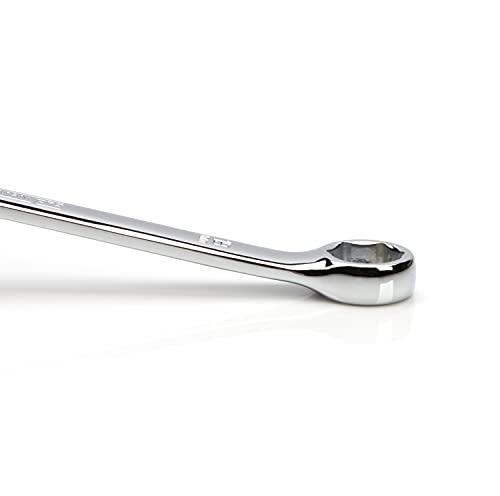 Steelman Pro 16-Piece Metric 6-Point Combination Wrench Tool Set, Durable Steel with Full Polish Chrome, Stamped Size Callouts - size: 16-Piece Metric Wrench Set
