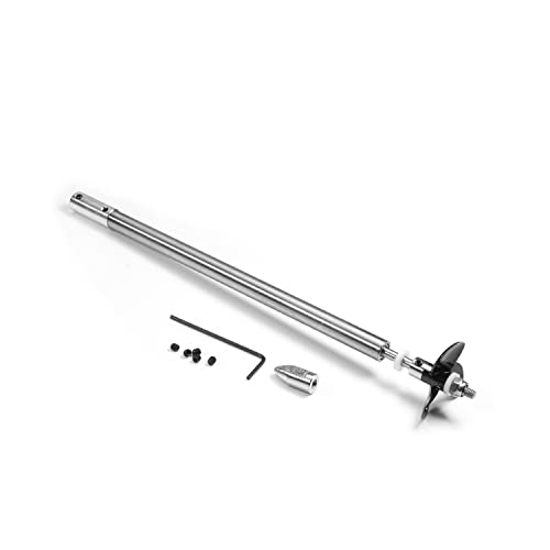 Fielect Drive Shaft w Propeller and Universal Joint for RC Boat, L200mm Shaft, L150mm Sleeve, D36mm Propeller, Fit for 2mm Motor Shaft - color: 2.00mm 20cm 15cm