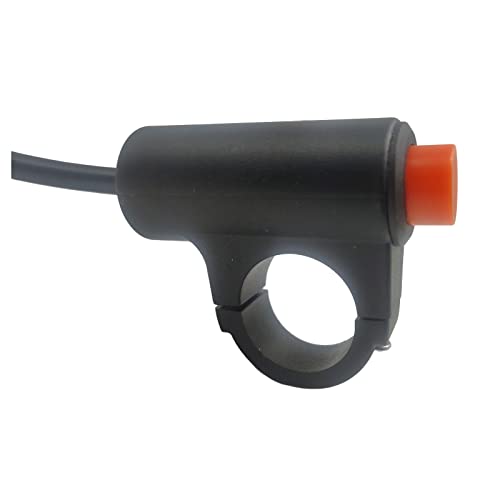 RAYANA 7/8" 22mm Motorcycle Handlebar Push Button Switch Horn, Stop/Start, Kill, Flameout Switch (Momentary Action)