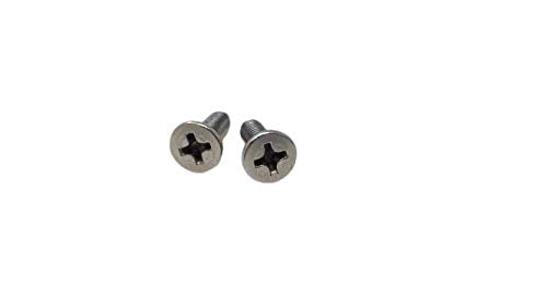 Motorcycle Master Cylinder Front Brake Reservoir Cover Cap Screws Replacement M4x0.7x12mm Pair