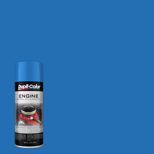 Dupli-Color Engine Paint with CERAMIC, Gloss, Chrysler Blue, 12 oz - color: Chrysler Blue, size: 1 Count (Pack of 1)