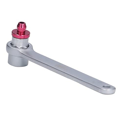 AMONIDA 11mm Brake Fluid Clutch Bleeder Wrench Steel Brake System Bleeding Tool 12 Point Wrench for Car Truck Motorcycle Vehicle Brake Fluid Oil Emptying Tool