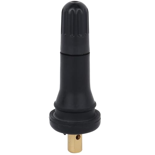 Milton Snap-in Tire Valve Stem for Tubeless 0.453-in Rim Holes, Rubber Parallel Keyway on Standard Vehicle and Light Trucks Tires - Pack of 4