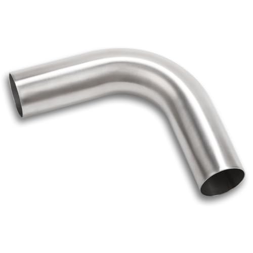 90 Degree Elbow 2.25 Inch 57mm OD Aluminum Intercooler Pipe Piping Air Intake Tube, 1.5D Radius, Brushed Finish - color: 90 Degree - 1PC, size: OD: 2.25" (57mm)