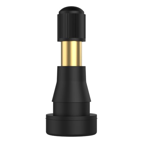 SUNSOUL TR600HP High Pressure Brass Stem EPDM Rubber Snap-in Tire Valves, Fit for 0.453 inch 11.5mm Rim Holes and for Most of Pick-up, Heavy-Duty Vehicles, Pack of 50pcs Valves - color: TR600HP-50pcs