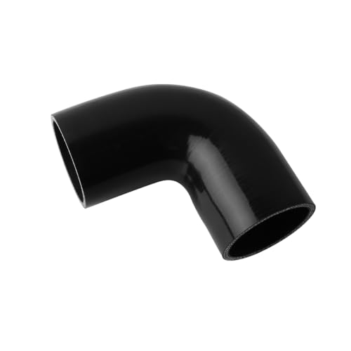 90 Degree ID 1.5"(38mm) Elbow Silicone Hose Intake Intercooler Coupler 1 1/2" inch Pipe,Length 102mm One Leg,4-Ply Thickness 5.4 mm - size: 90ID38(1.5")