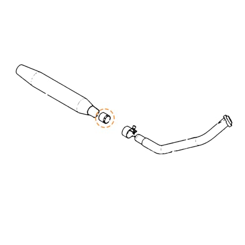 Exhaust Pipe Muffler Gasket Slip On Header Rings for Harley