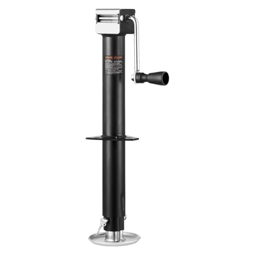 VEVOR 5000 lbs A-Frame Trailer Jack, 15" Vertical Travel, Adjustable Drop Leg, for Horse, Utility, Yacht Trailers - size: 5000 lbs (15 inch Stroke)