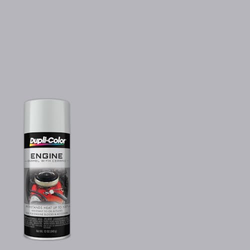 Dupli-Color Engine Paint with CERAMIC, Gloss, Aluminum, 12 oz - color: Aluminum, size: 12 Ounce (Pack of 1)