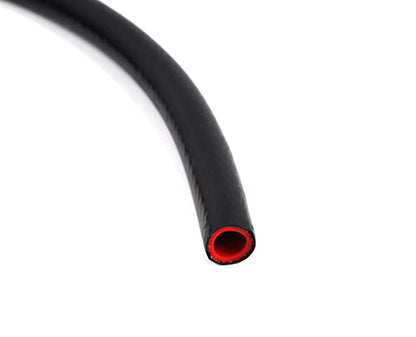 TenKe 5ft Universal High Temperature 1-Ply Reinforced 16mm 5/8" ID Heater Hose Silicone Vacuum Hose Tubing (5ft 16mm Black) - color: 5ft ( Black), size: 16mm