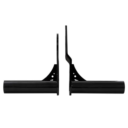 Engine Guard Crash Bar+ Peg Crash Bar Frame Slider for Harley Softail - color: Black for Front+Rear Crash Bar