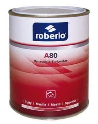 Roberlo A80 Spray Gun Putty - Versatile Automotive Repair Filler for Metal & Plastic, High-Performance Formula, Ideal for Car Body Repair