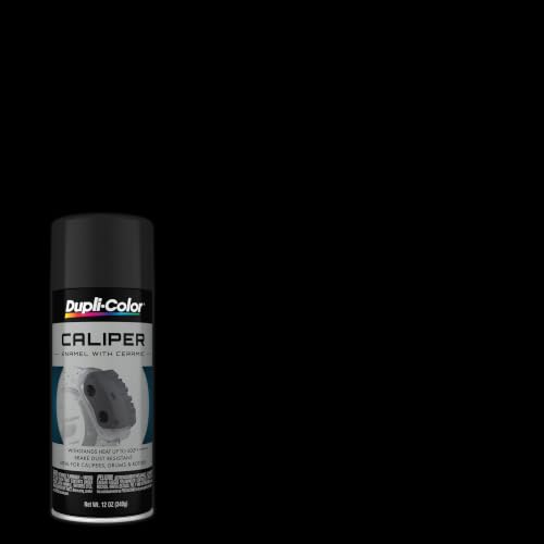 Dupli-Color Caliper Aerosol Paint, Matte, Black, 12 oz