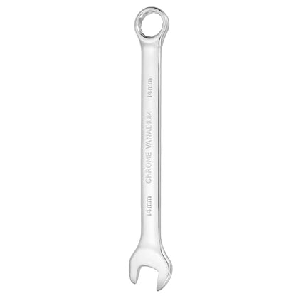 HARFINGTON Combination Wrench 14mm Metric 12-Point Box and Open End - size: 14mm