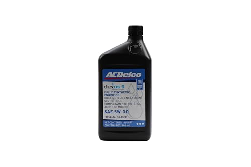 ACDelco GM Original Equipment 10-9129 (19354306) dexos2™ Full Synthetic 5W-30 Motor Oil - 1 qt