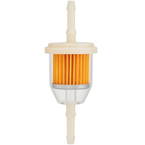 Engine Inline Fuel Filter for Kawasaki, Kohler, John Deere, Lawn Mower, Small Engine, Third Generation Universal 1/4 Inch x 5/16 Inch Fuel Line