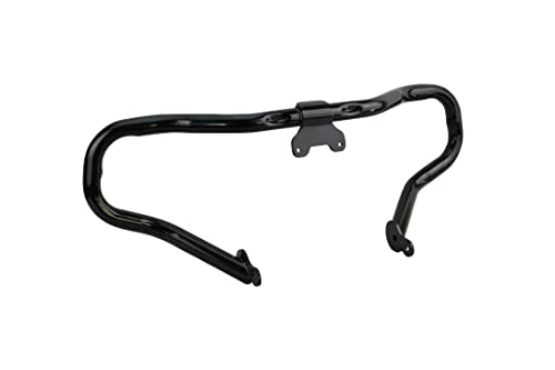 Chopped Engine Guard Crash Bar for Harley Touring 2014-2025 (Gloss Black) - color: Black