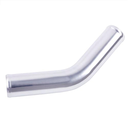 Aluminum Pipe Tube Intercooler Hose 45 Degree 25mm(1"), 6061 Aluminu Air Intake Tube, Length 5.9" (150mm) One Leg, Thickness 2 mm - size: OD25(1"), style: 45 Degree