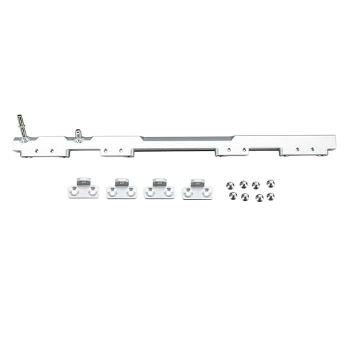 Fuel Rail for 1988-2006 Jeep Cherokee XJ Wrangler TJ YJ Billet Aluminum Performance Fuel Rails, Silver 1989 1990 1991 1992 1993 1994 1995 1996 1997 1998 1999 2000 2001 2002 2003 2004 2005 - size: Silver