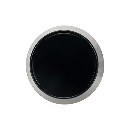 Modengzhe 4PCS Wheel Center Caps, 60mm Wheel Rim Hub Center Covers (Black) - color: Black