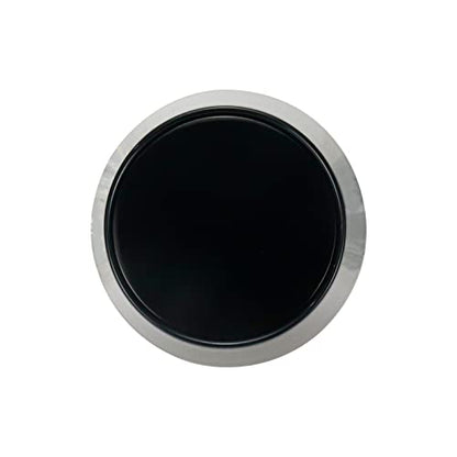 Modengzhe 4PCS Wheel Center Caps, 60mm Wheel Rim Hub Center Covers (Black) - color: Black