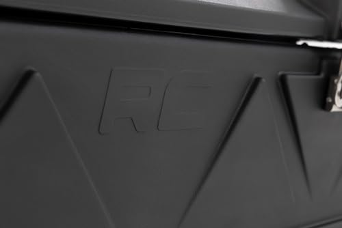 Rough Country Rear Bed Cargo Box for Can-Am Maverick X3 (2 & 4-Seat Models) - 45-Gallon Storage Capacity, Watertight Seal, High-Impact UV-Resistant, Lockable Latches