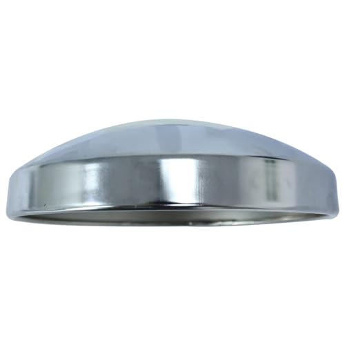 4PCS Rear Wheel Hub Cap Covers for Semi Truck Metal 8" Dome Style
