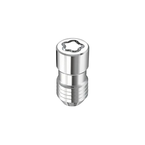 McGard Wheel Lock, Premium, 14 mm x 1.50 Thread, Cone Seat, Closed End, Key Included, Steel, Chrome, Set of 5
