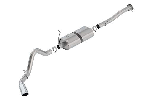 BORLA 140762 Cat-Back System for 2015-2019 Chevrolet Silverado 2500/3500/ GMC Sierra 2500/3500 6.0L V8 AT/MT 2 & 4 Wheel Drive 4 Door Crew Cab With Standard Bed (6' 6") 153.7" WB. EXCEPT DRW.