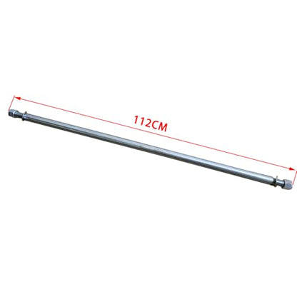 Axle 1" Diameter 44" Steel Axle Rod With 1" to 3/4" Step-Down - size: 44"