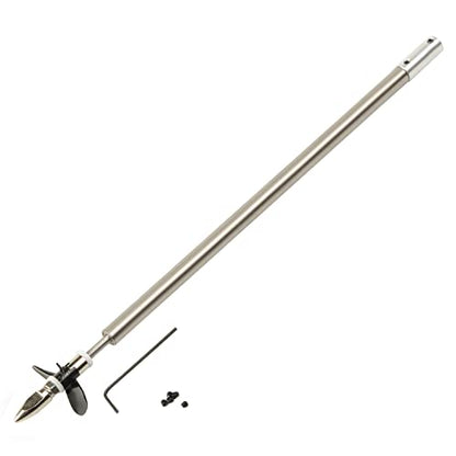 Fielect Drive Shaft w Propeller and Universal Joint for RC Boat, L250mm Shaft, L200mm Sleeve, D36mm Propeller, Fit for 3.17mm Motor Shaft - color: 3.17mm 25cm 20cm
