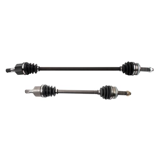 TRQ Front Left and Right CV Axle Assembly Set 2 Piece - style: CSA36018