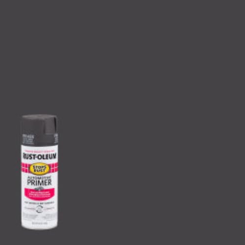 Rust-Oleum Stops Rust Automotive Primer Spray, Flat Dark Gray - color: Flat Dark Gray, size: 12 Ounce (Pack of 6)