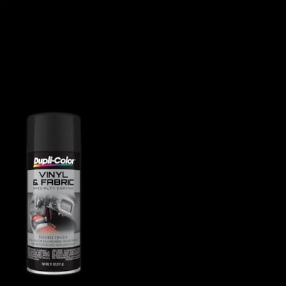 Dupli-Color Vinyl & Fabric Spray, Flat, Black, 11 oz - color: Black, size: 1 Count (Pack of 1)
