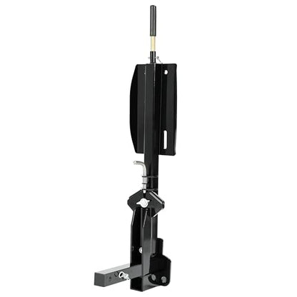 Kojem RV Spare Tire Carrier for 16" 16.5" 19.5" 22.5" and 24" RV Motorhomes 2" Drop Dually Wheels