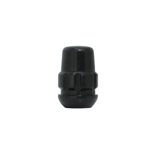 Gorilla Automotive 71631NBC Acorn Black Chrome Wheel Locks (12mm x 1.50 Thread Size) Pack of 4 - size: 12mm x 1.50