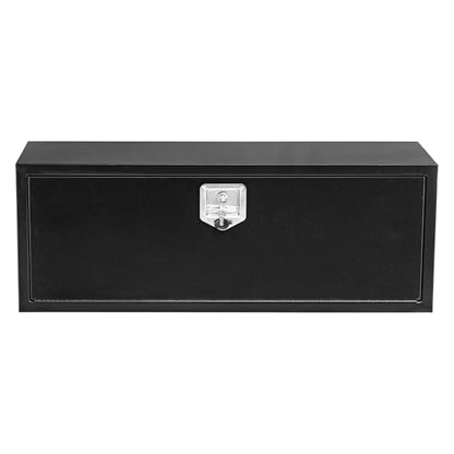 Garvee Black Steel Truck Bed Tool Box, Trailer Tongue Box, Truck Storage Organizer Tool Chest For Truck Bed, RV, Trailer (14 * 16 * 36-Black) - size: 14 * 16 * 36-Black