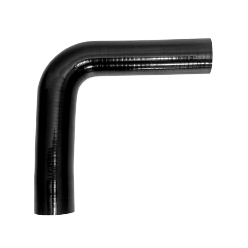 ID 1"-1.5" 90 Degree Reducer Silicone Elbow Coupler 7" Leg Length - size: ID: 1" to 1.5" (25mm to 38mm)