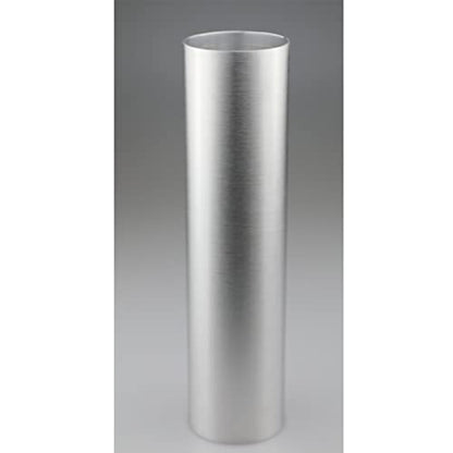 102mm(4") OD Straight 4 Inch Aluminum Intercooler Pipe Air Intake Tube, Length 24" (610mm), Brushed Finish - color: Straight, Length: 24", size: OD 4" (102mm)