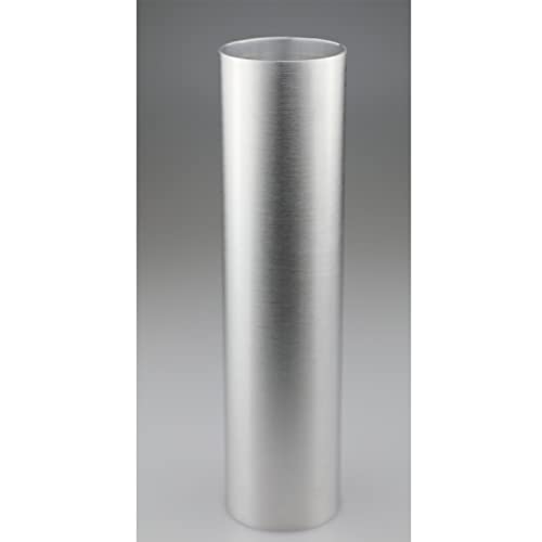 102mm(4") OD Straight 4 Inch Aluminum Intercooler Pipe Air Intake Tube, Length 11.8" (300mm), Brushed Finish - color: Straight, size: OD 4" (102mm)