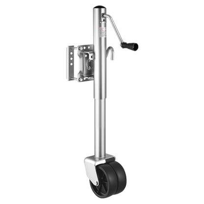 VEVOR 1500 lbs Trailer Jack with Wheel, Heavy Duty Swivel Boat Trailer Jack with PP Single Wheel & Ergonomic Handle, 12-inch Lift, Fit for RVs, Boats, Horse Trailers, Utility Trailers - size: 1500lbs Upgraded (12-inch Lift)