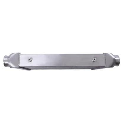 2.50 Inch Inlet/Outlet Diameter, Universal Aluminum Intercooler 25x12x3 inch, Turbo Under the Front of the Car Mount Universal Aluminum Intercooler Cooling Kit - size: 25x12x3-2.5 inch
