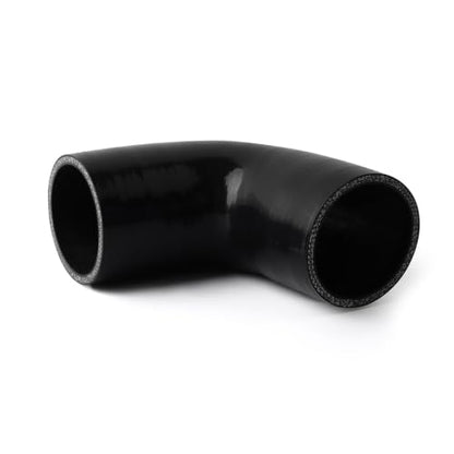 90 Degree ID 3"(76mm) Elbow Silicone Hose Intake Intercooler Coupler 3 inch Pipe,Length 102mm One Leg,4-Ply Thickness 5.4 mm - size: 90ID76(3")