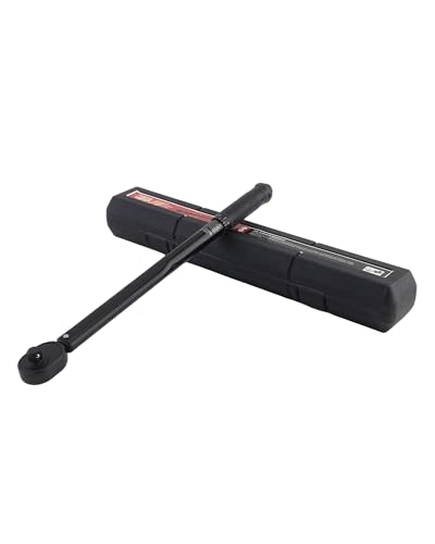 1/2 Inch Drive Torque Wrench, 25-250 FT.LB/33.9-339 Nm, ±3% High-Precision Click Torque Wrench, Laser-Etched Dual Scale for Automotive, Bicycle, Motorcycle, Garden Machinery & DIY Projects - size: 25~250 FT.LB, style: 1/2-Inch