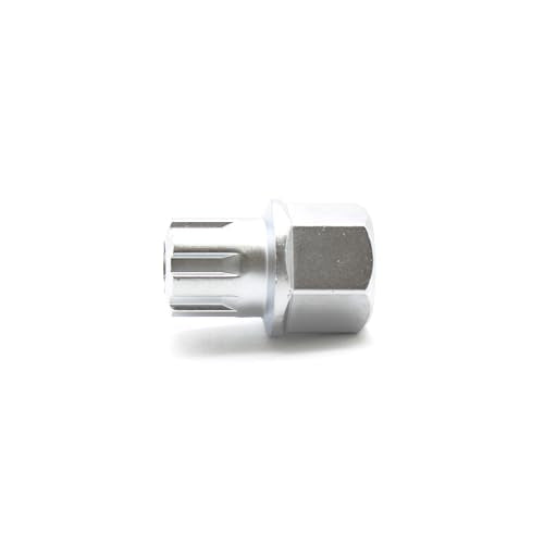 TEMO 52/7Pt Anti-Theft Wheel Lock Lug Nut Removal Socket Key for Vw Audi - size: 52/7PT