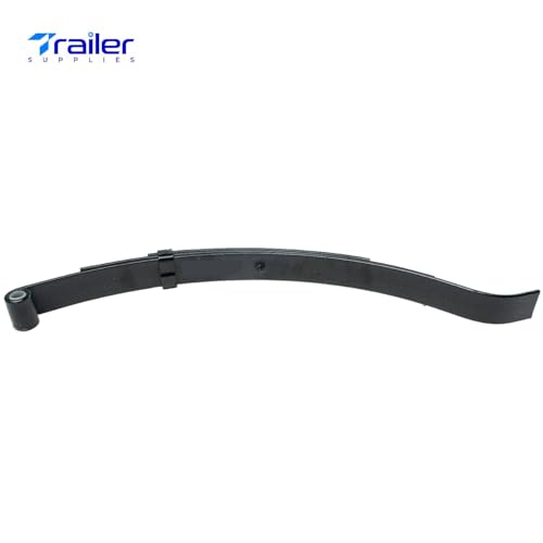 Pair of 24.25" 3-Leaf Radius End Trailer Spring 1-3/4" Wide for 1,500 Capacity Rated Trailer Axles (Single Axle - 750 per Spring) WIE-3 (2 springs)