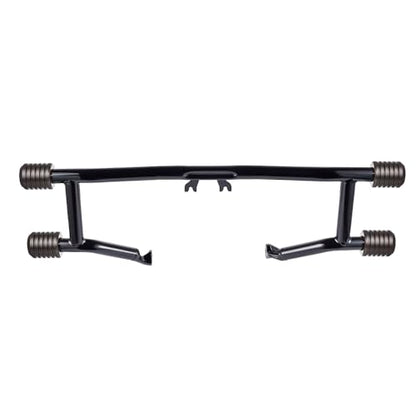 Advanblack Protek Two Step Highway Peg Crash Bar with CNC Slider Fit for 2014-2025 Harley Touring Road Glide Street Glide Electra Glide – Engine Guard Performance Upgrade (Bronze CNC) - color: Bronze CNC