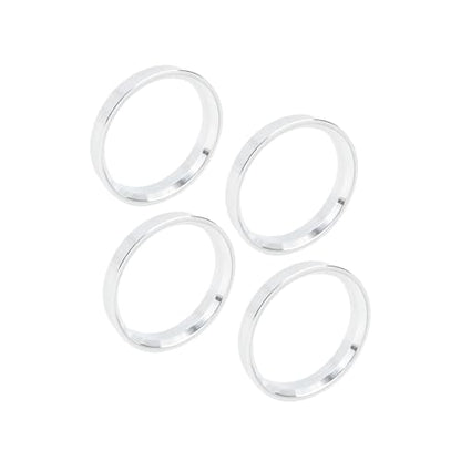 Motoforti 4pcs 65.1 to 57.1 mm Aluminium Alloy Hub Centric Rings