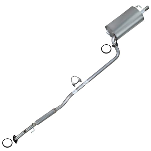 Northeastern Exhaust | Stainless Steel Resonator, Muffler Exhaust System Kit Compatible for Toyota Camry 1997-2001 3.0L | Free Gaskets and Clamp Included | Automotive Replacement Part