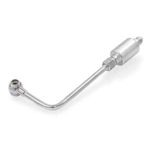 8131 Chrome Steel Fuel Line Kit With Polished Aluminium Fuel Filter